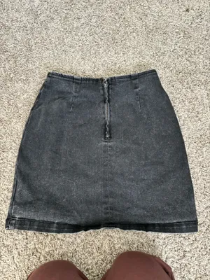 Wild Fable Black Denim Skirt Mini thumbnail 2
