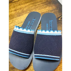 Kate Spade Navy Blue‎ Slide Sandals Size 6 thumbnail 3