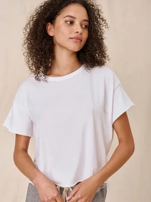 The Great The Crop Tee Top White Size M thumbnail 1