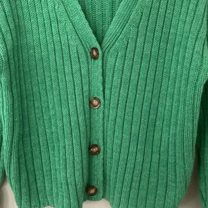 A New Day Green Ribbed Women's Sweater Size L thumbnail 4