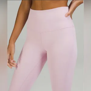 Lululemon Align High-Rise Pant 25" Double Lined Nulu in Pink Peony W5CTCS thumbnail 3