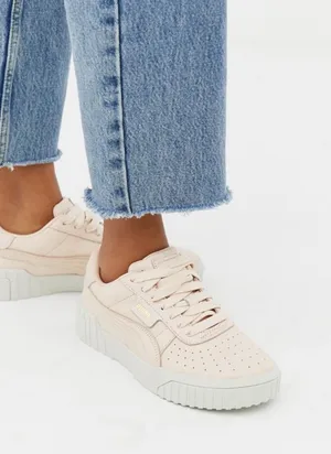 Puma Cali 80s emboss blush pink sneakers thumbnail 1