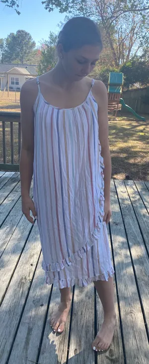 Stripes beach dress  thumbnail 1
