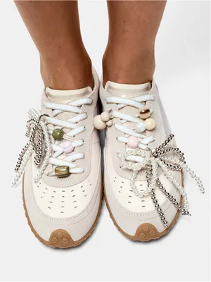 HOFF Mockingbird Mesh Suede Sneakers Grey Beige US 8 GUC Gray thumbnail 11