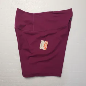 Free People Movement Never Better Shorts in Deep Mulberry size L NWT thumbnail 7