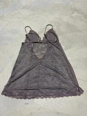 Victoria’s secret very sexy Lace Trim Sheer Babydoll Chemise medium thumbnail 5