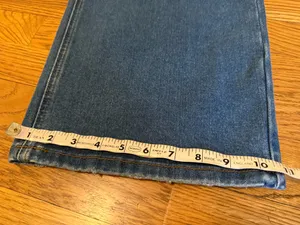 Women’s Dark Blue Straight-Leg Jeans size 4XL thumbnail 10