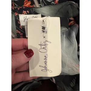 Johanna Ortiz‎ X H&M Dress Women Medium Green Tropical Floral Flounce Mini NWT thumbnail 12