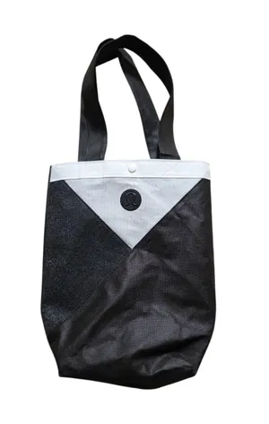 Lululemon Tuxedo Black And White Large Shopping Bag 2013 Limited Edition 8x10 thumbnail 1