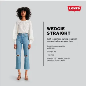 Levi's WEDGIE STRAIGHT FIT WOMEN'S JEANS thumbnail 4