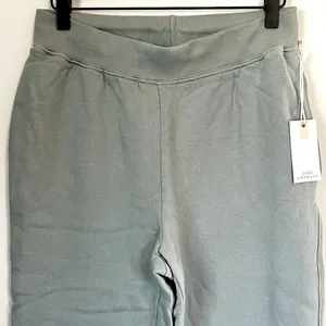 NWT Good American Good Waist Cotton Terry Joggers in Quarry - Size 2 (Medium) thumbnail 4