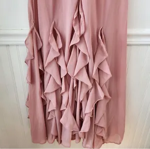 Lulus Pink Blush Dress Maxi ruffled thumbnail 5
