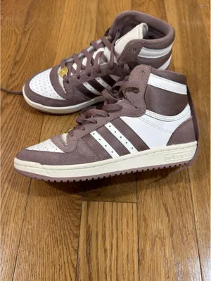 Size US 7 Women’s Adidas Top Ten RB High Casual Sneaker Shoe White Pink. thumbnail 9