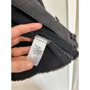 NEW Maurices Washed Black Denim Cropped Jacket Raw Hem - Size L thumbnail 5