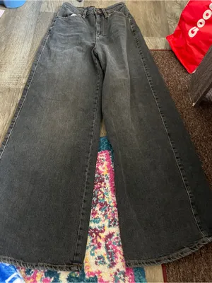 Bdg black wide a wide jeans size 26 thumbnail 1