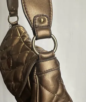 Y2K City UNLTD Quilted Gold Metallic Purse thumbnail 8