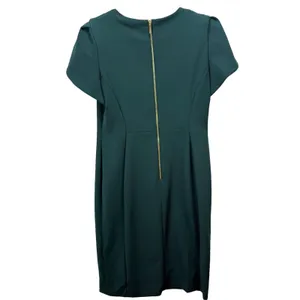 Calvin Klein Dark Green‎ Tulip Sleeve Stretch Crepe Sheath Dress Size 12 thumbnail 7