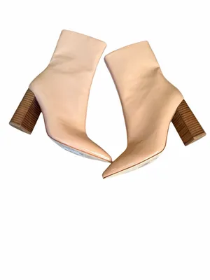 JEFFREY CAMPBELL Siren 3 Patent Cream Booties Size 8 thumbnail 4