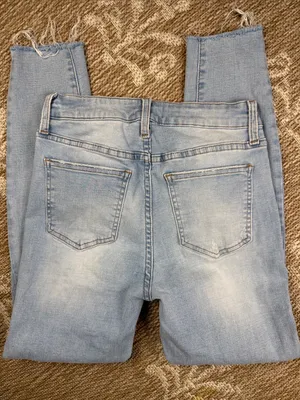 pistola Light Wash Distressed Skinny Jeans thumbnail 3
