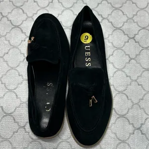 Guess Black Leather Aryana Suede Slip On Loafers Women’s Size 9M thumbnail 8