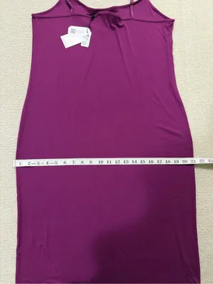NWT Universal Standard purple slip dress with adjustable spaghetti straps in M thumbnail 3