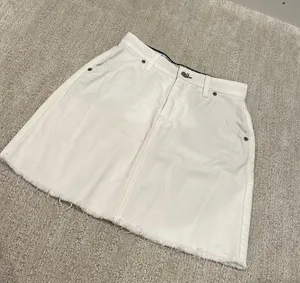 Tommy Hilfiger White Denim Skirt thumbnail 2