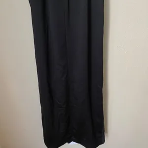 House of CB Adrienne black satin strapless corset maxi dress NWOT size S A-C thumbnail 11