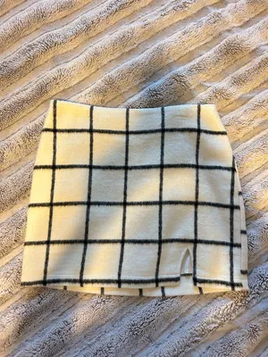 Altar'd State Checkered Mini Skirt thumbnail 3