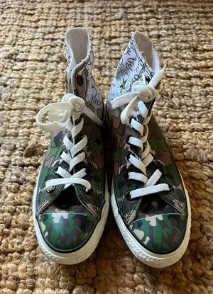New All Star HighTop Sneakers Black Size 37, Us6.5 W New never worn Pm if you gave questions Open to offer thumbnail 1