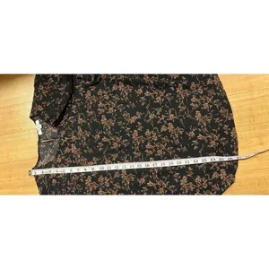 Monday Fun NEW Women Large Floral Blouse Coquette Dainty Romantic Office Chic thumbnail 7