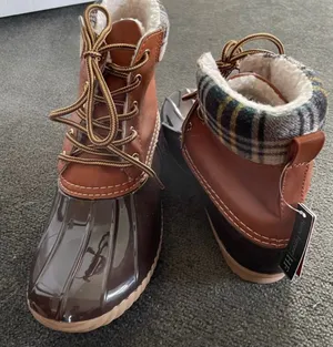 Henry Ferrera Mission Brown Rubber Duck Boots Size 6 thumbnail 1