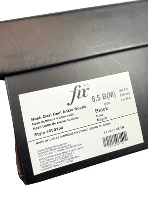 NEW The Fix Nash Oval Heel Ankle Bootie Sequin Star Black Size 8.5 thumbnail 15