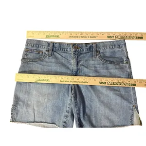 Gap 1969 Boyfriend Denim Shorts 30/10 Split Hem Used thumbnail 9