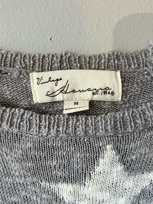 Vintage Havana Grey Sweater  thumbnail 3