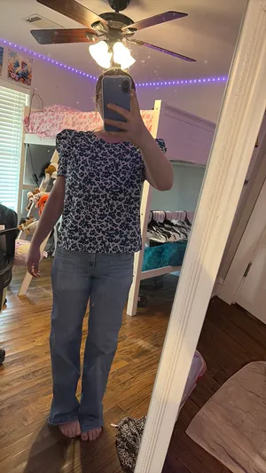 Ruffle Sleeve Blouse Shein Puff  thumbnail 2