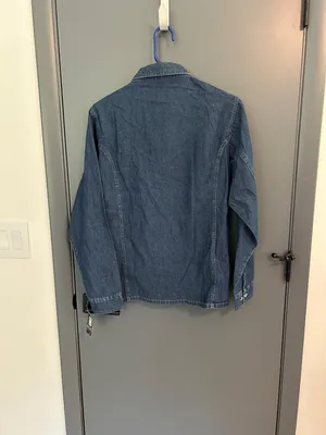 127 Brand new men's denim button down shirt thumbnail 2