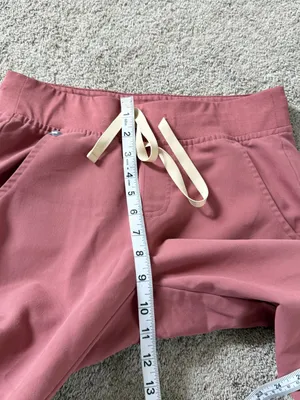 Figs Women’s Zamora Jogger Scrub Pants Pull On in Mauve Pink XSP thumbnail 11