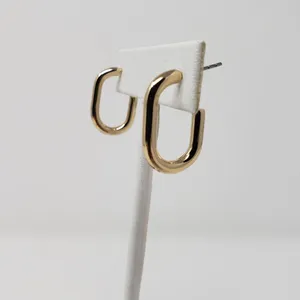 NWT Sugarfix by Baublebar Gold-Tone 3 Pack Oblong Hoop Post Earring Set Women's thumbnail 10