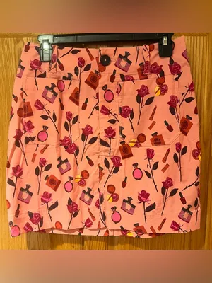 Anthropologie Maeve The‎ Anisa Makhoul Colette Mini Skirt Pink Rose Size Small thumbnail 8