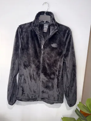 The North Face Black Plush Fleece Zip Jacket thumbnail 1