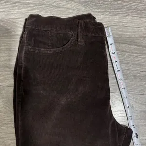 NYDJ 32x27 in Brown High Rise Corduroy Bootcut Pants 12P P600 Boho Made‎ in USA thumbnail 11