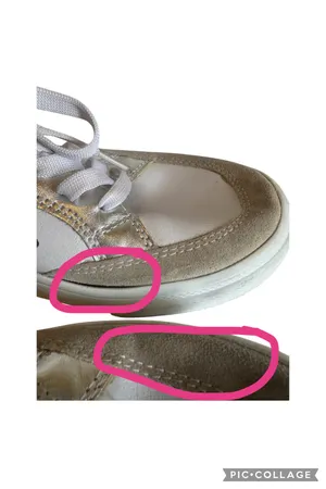 Pink Lily Cleo Pewter and Black Star Fashion Platform Sneakers 9 thumbnail 7