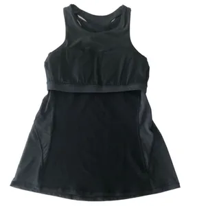 Size 6 Lululemon Body Con Tank Black with Mesh Back thumbnail 11