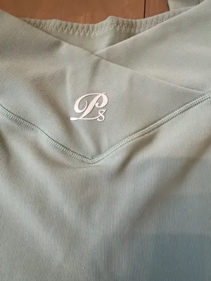 Privilege Society Size Small Flare Leggings Sage Green thumbnail 2