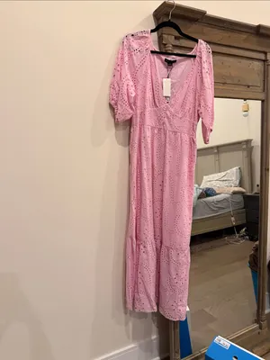 Sanctuary Eyelet V-Neck Maxi Dress NWT thumbnail 5