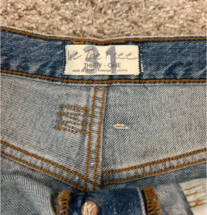Free People We The Free Jean Shorts thumbnail 3