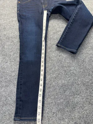 Madewell 9” High-Rise Skinny Jeans in Dark Indigo Wash thumbnail 6