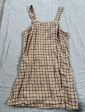 American Eagle Outfitters plaid mini dress thumbnail 1