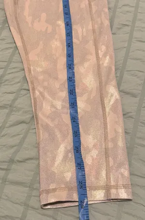 Zyia Active Iridescent Silver Metallic Camo Cropped Leggings - Size 12 NWOT thumbnail 9