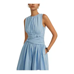 COMMENSE Ruched Waist Maxi Dress
COLOR thumbnail 10